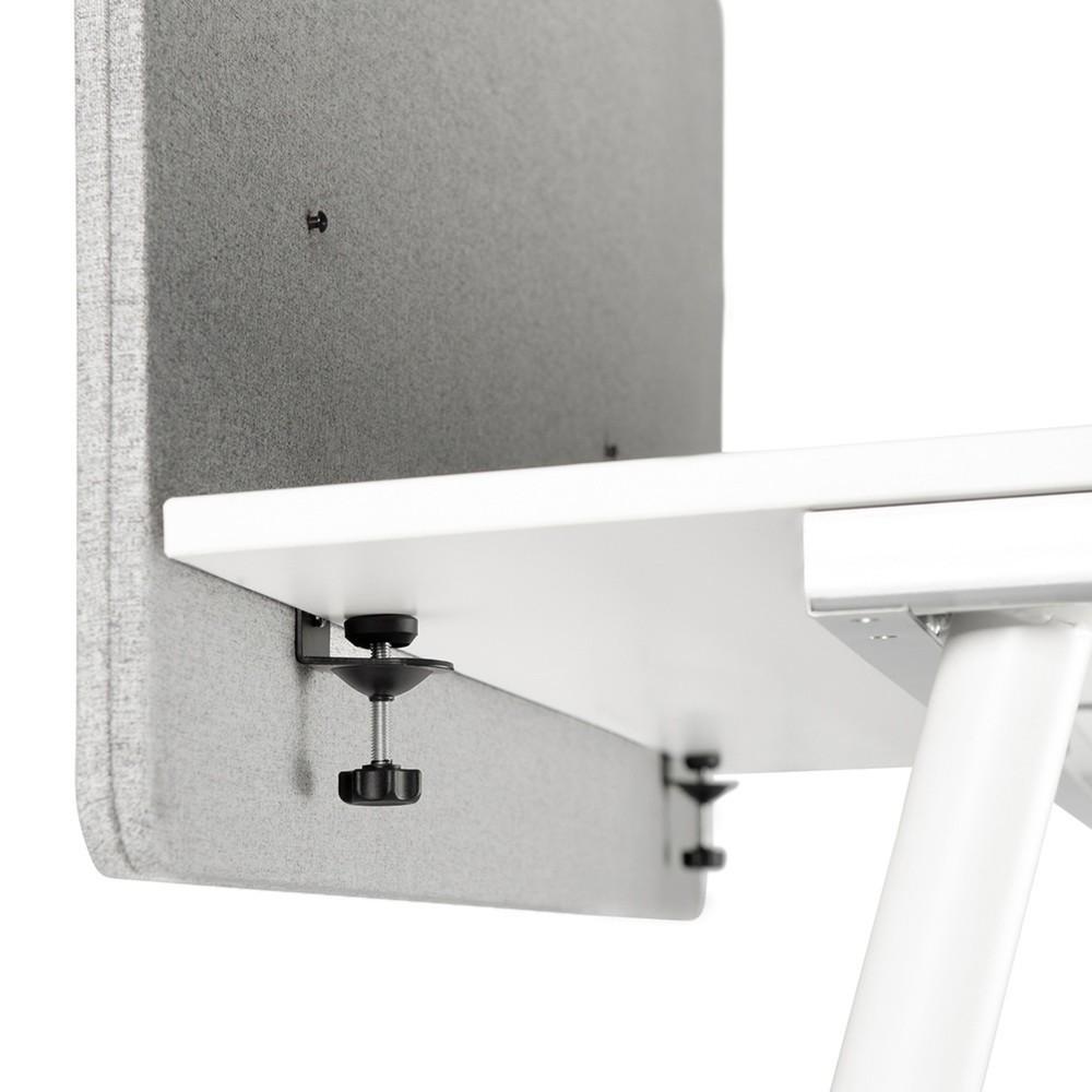 Produktabbildung Nr. 5: hjh OFFICE Akustik Tischtrennwand FLEXMIUT D 120 cm, hellgrau