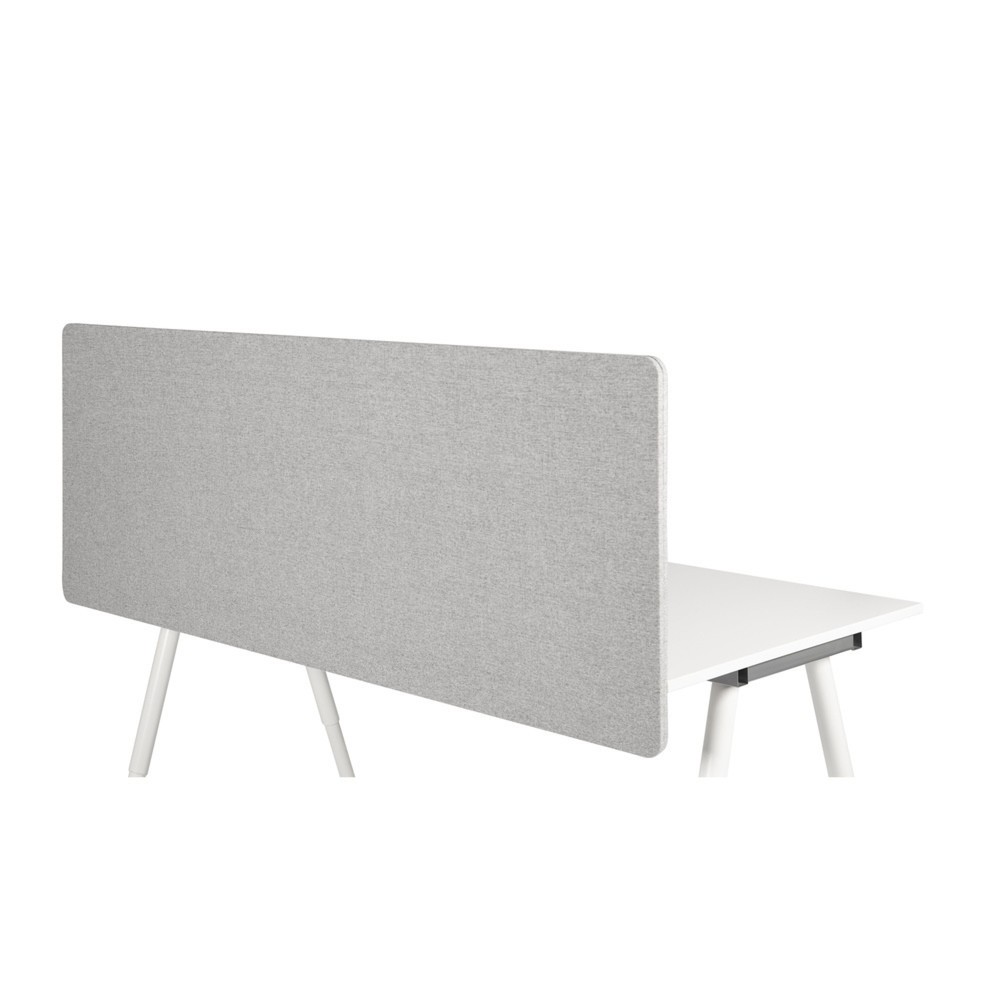 Produktabbildung Nr. 2: hjh OFFICE Akustik Tischtrennwand FLEXMIUT D 180 cm, hellgrau