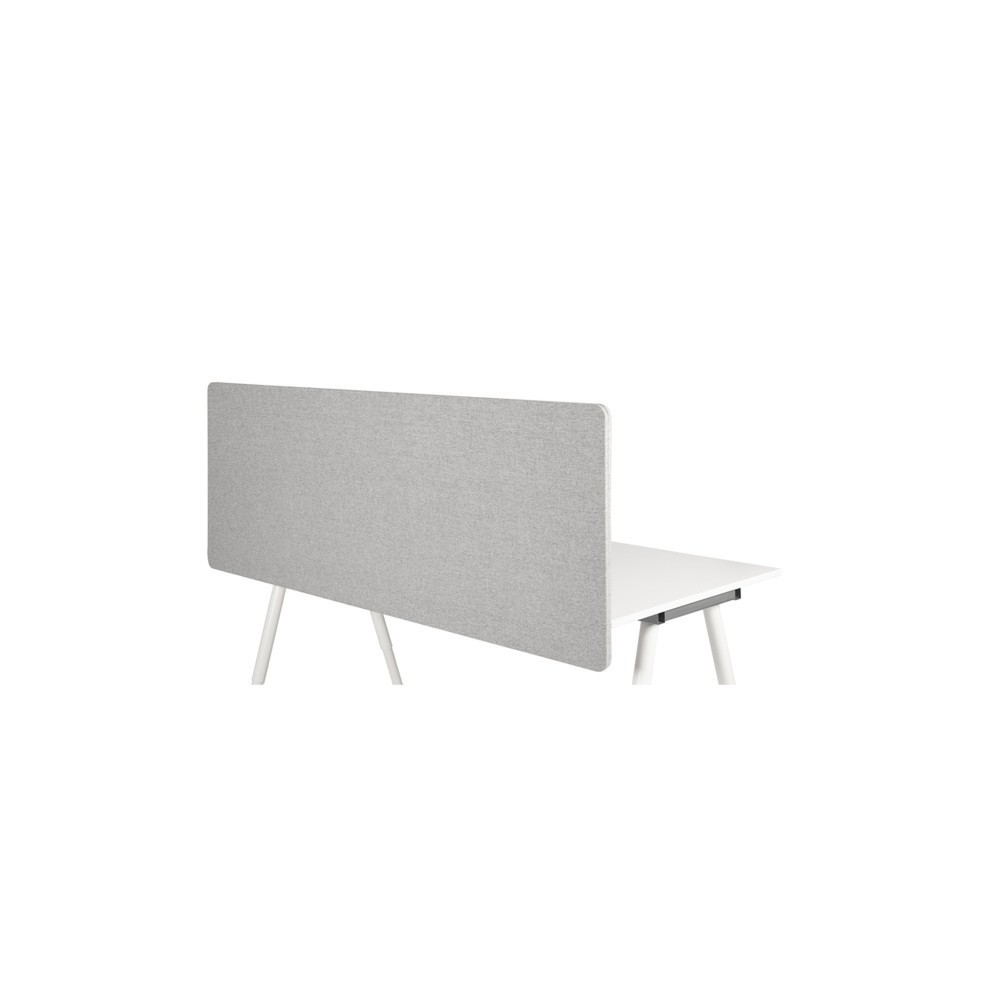 Produktabbildung Nr. 4: hjh OFFICE Akustik Tischtrennwand FLEXMIUT D 180 cm, hellgrau