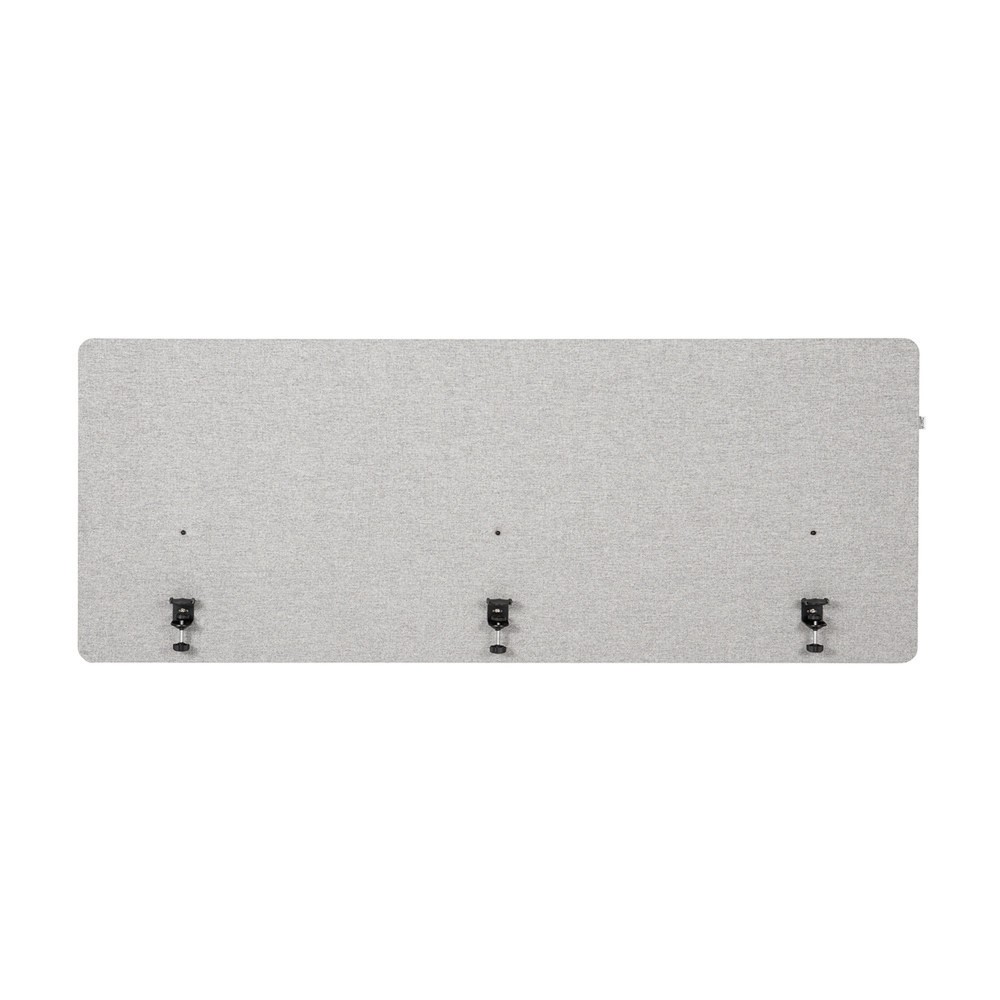 Produktabbildung Nr. 6: hjh OFFICE Akustik Tischtrennwand FLEXMIUT D 180 cm, hellgrau
