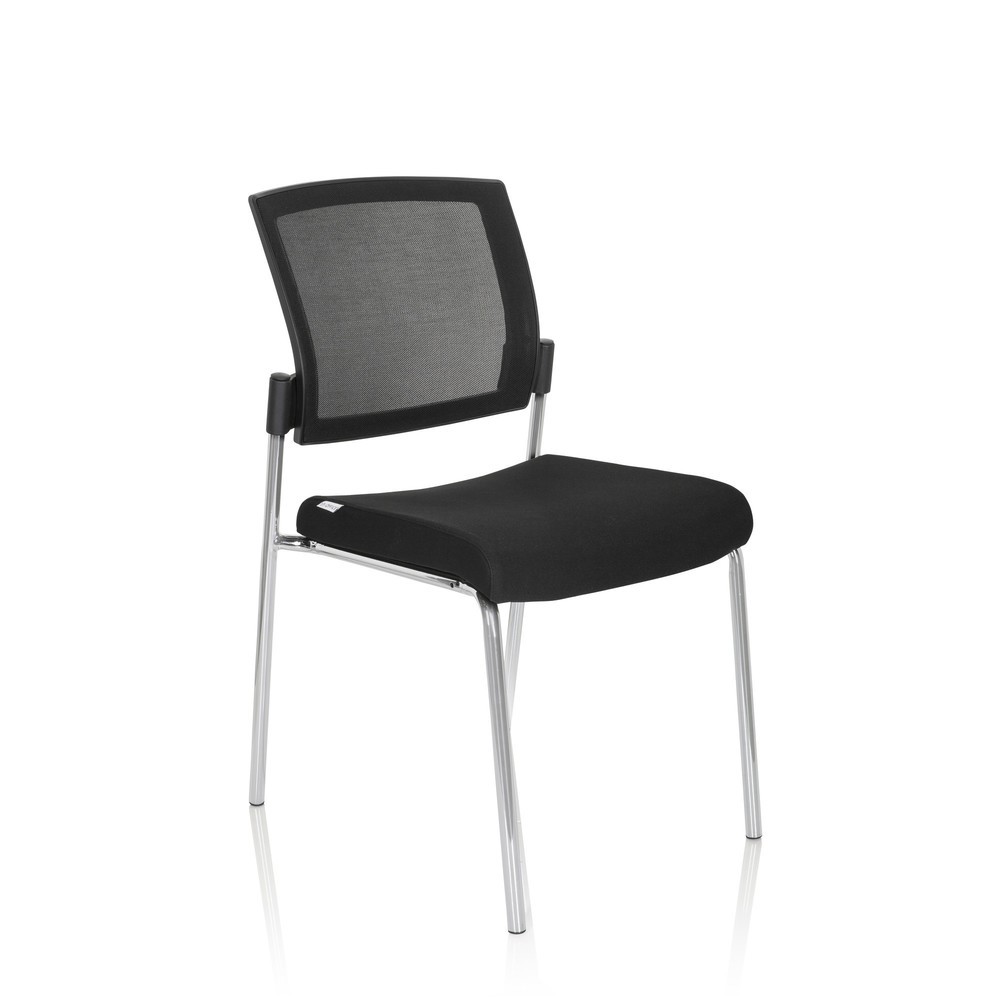 Produktabbildung Nr. 6: hjh OFFICE Besucherstuhl / Konferenzstuhl K9 V, schwarz