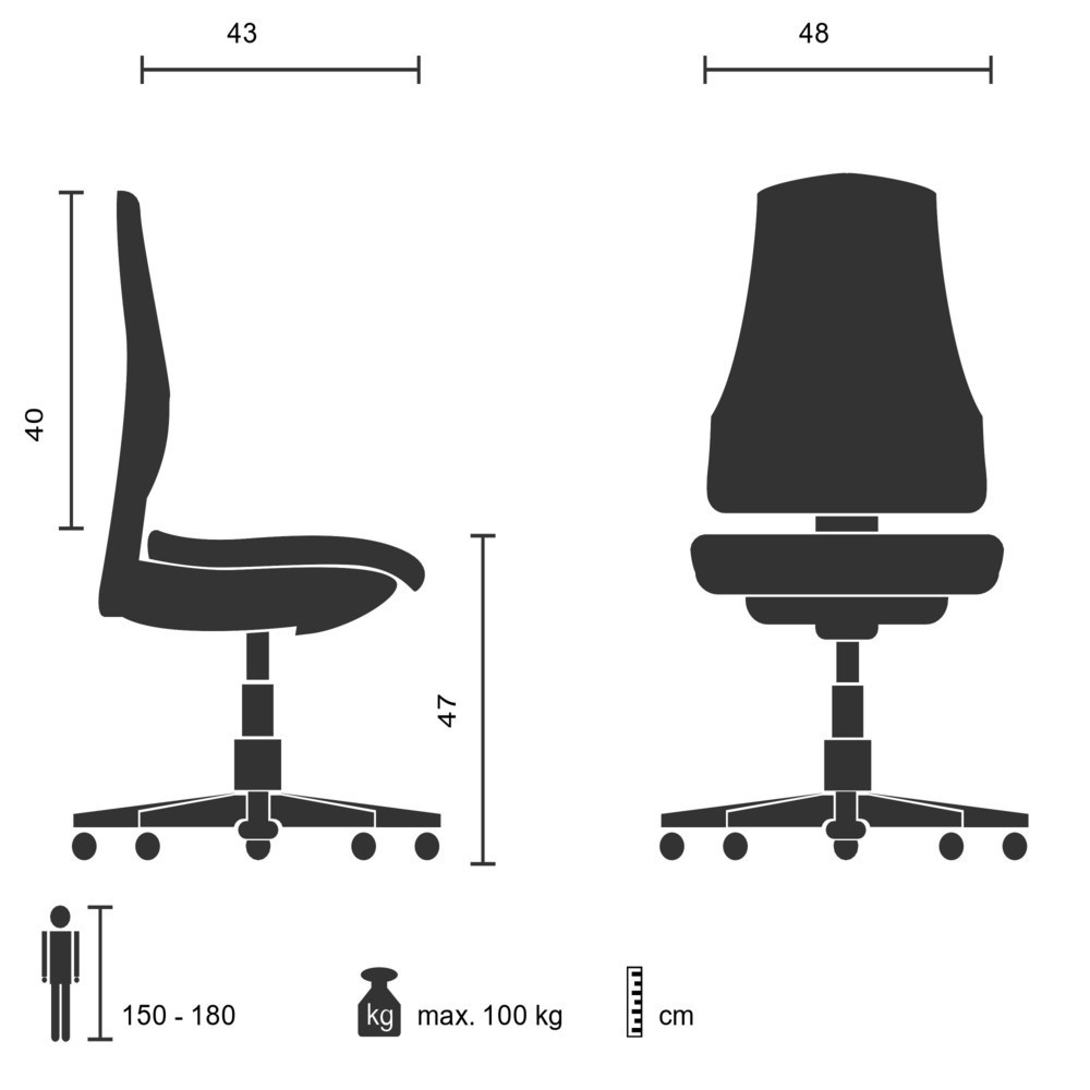 Produktabbildung Nr. 5: hjh OFFICE Besucherstuhl / Schalenstuhl SCANDI Kunststoff, 4er Pack, weiß