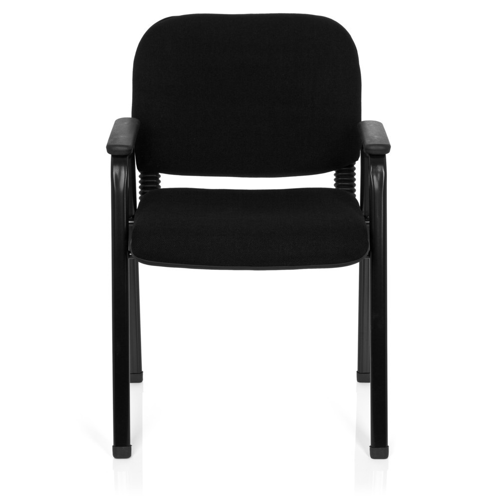 Produktabbildung Nr. 1: hjh OFFICE Besucherstuhl  XT 650, schwarz/schwarz
