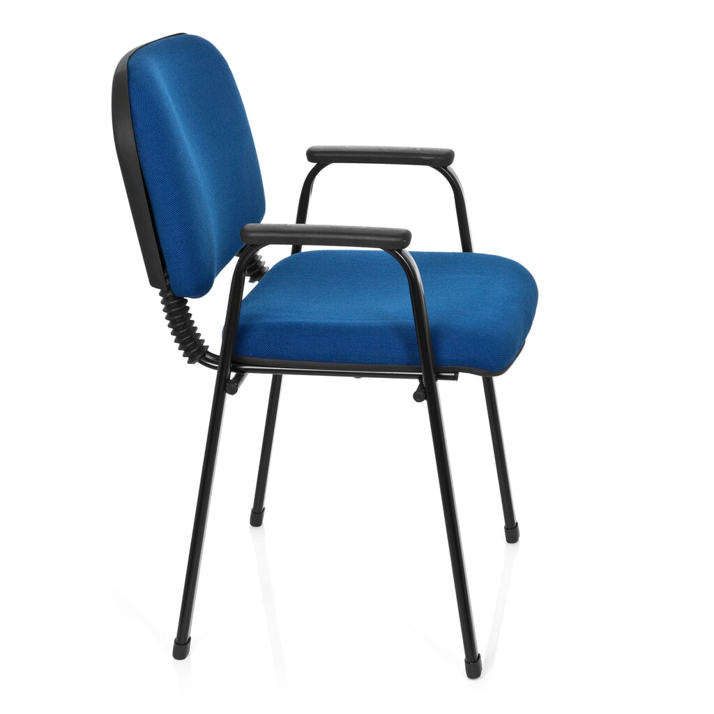 hjh OFFICE Besucherstuhl XT 650, schwarz/blau Produktabbildung Nr. 4: hjh OFFICE Besucherstuhl XT 650, schwarz/blau