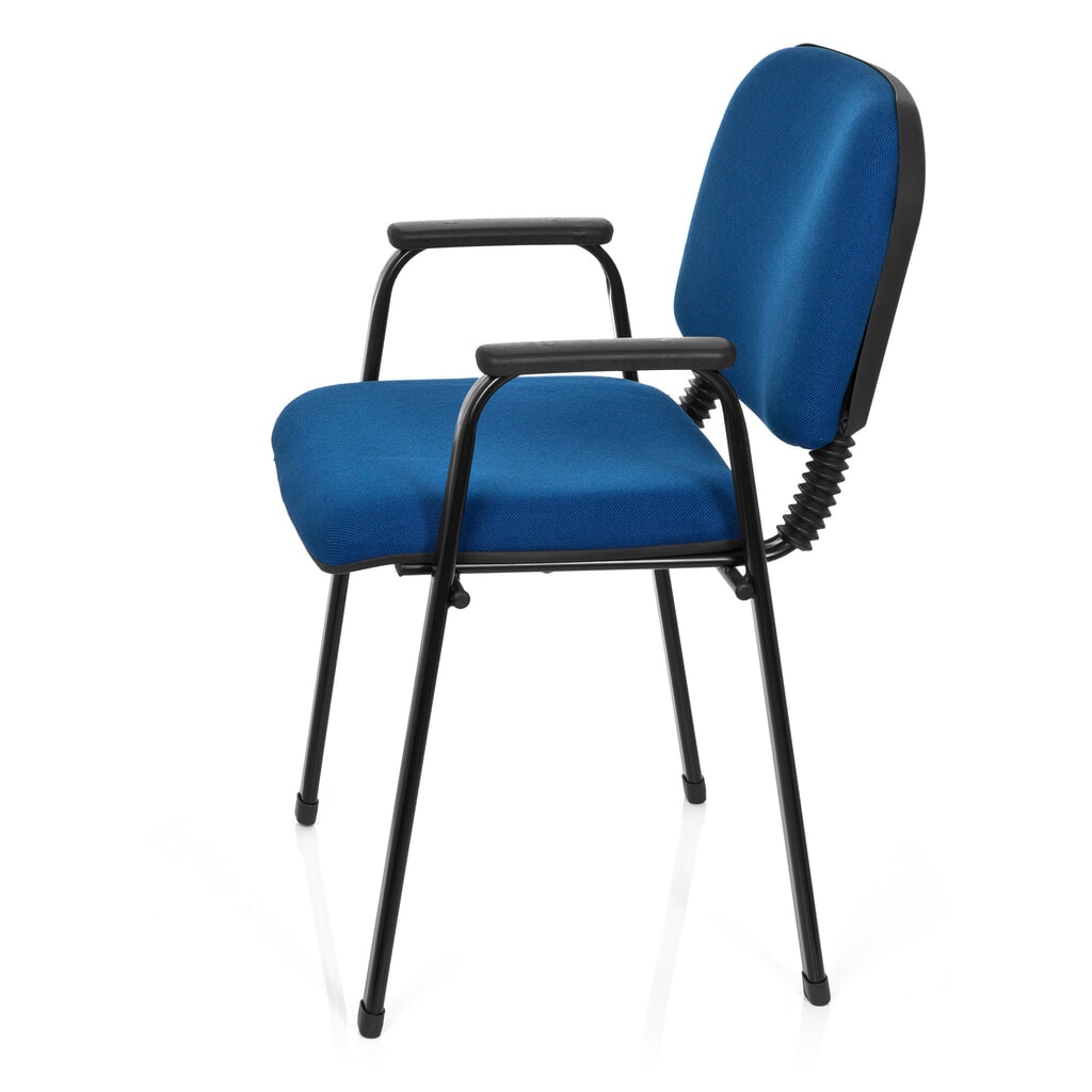 hjh OFFICE Besucherstuhl XT 650, schwarz/blau Produktabbildung Nr. 9: hjh OFFICE Besucherstuhl XT 650, schwarz/blau