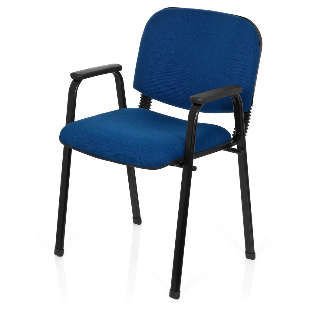 hjh OFFICE Besucherstuhl XT 650, schwarz/blau Produktabbildung Nr. 10: hjh OFFICE Besucherstuhl XT 650, schwarz/blau