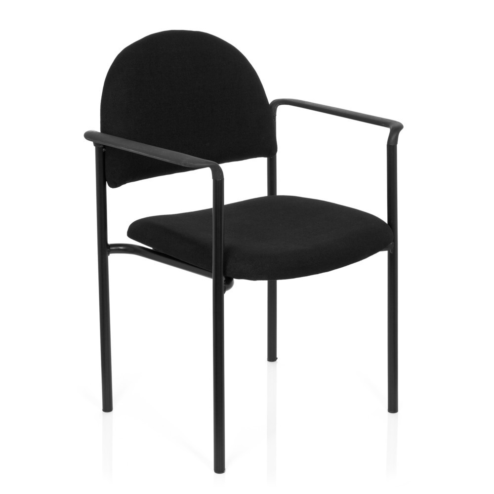 Produktabbildung Nr. 2: hjh OFFICE Besucherstuhl XT 700, schwarz/schwarz