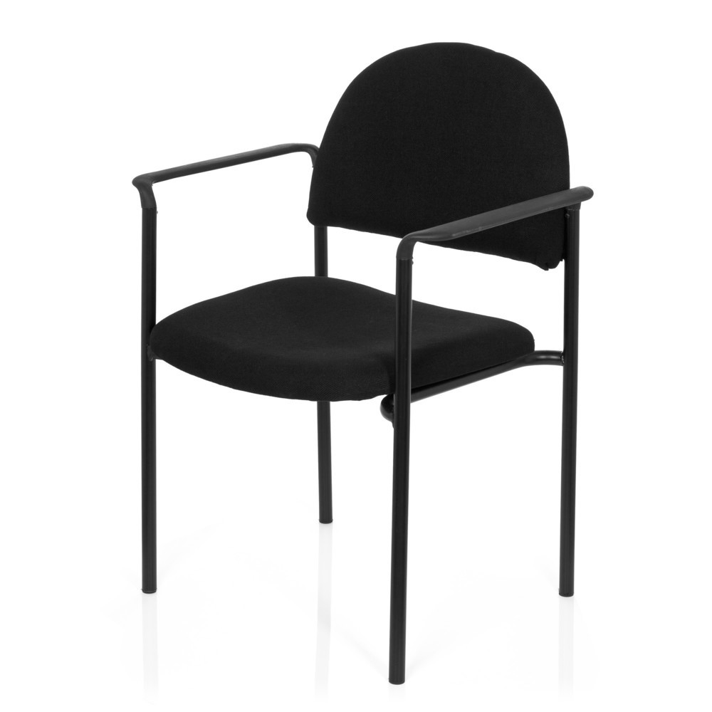 Produktabbildung Nr. 10: hjh OFFICE Besucherstuhl XT 700, schwarz/schwarz