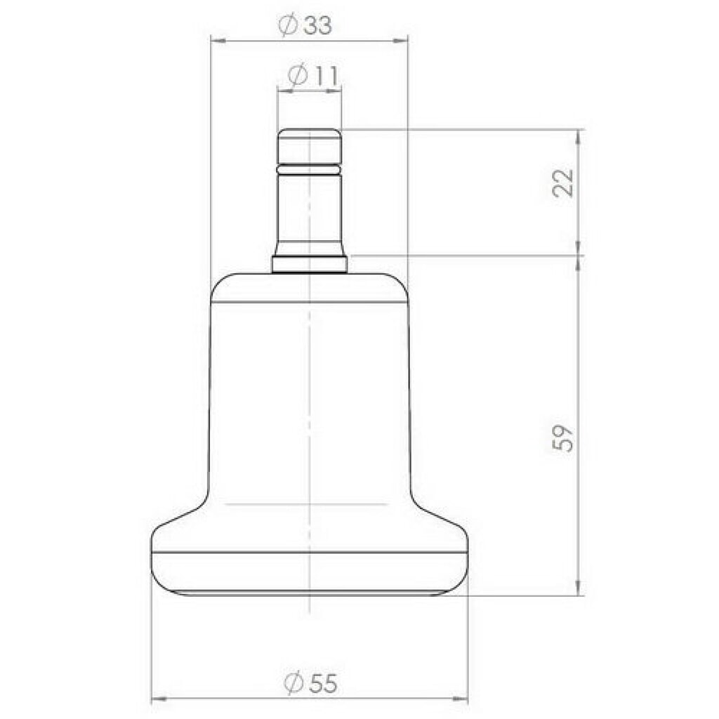 hjh OFFICE 5x Bodengleiter STAND klein No. 11 Stift 11 mm / 50 mm Standfüße, (5er Pack) Produktabbildung Nr. 4: hjh OFFICE 5x Bodengleiter STAND klein No. 11 Stift 11 mm / 50 mm Standfüße, (5er Pack)