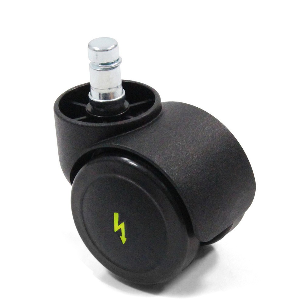 Produktabbildung: hjh OFFICE 5x Hartbodenrollen ROLO ESD 11 mm / 50 mm (5er Pack), elektrisch leitfähig