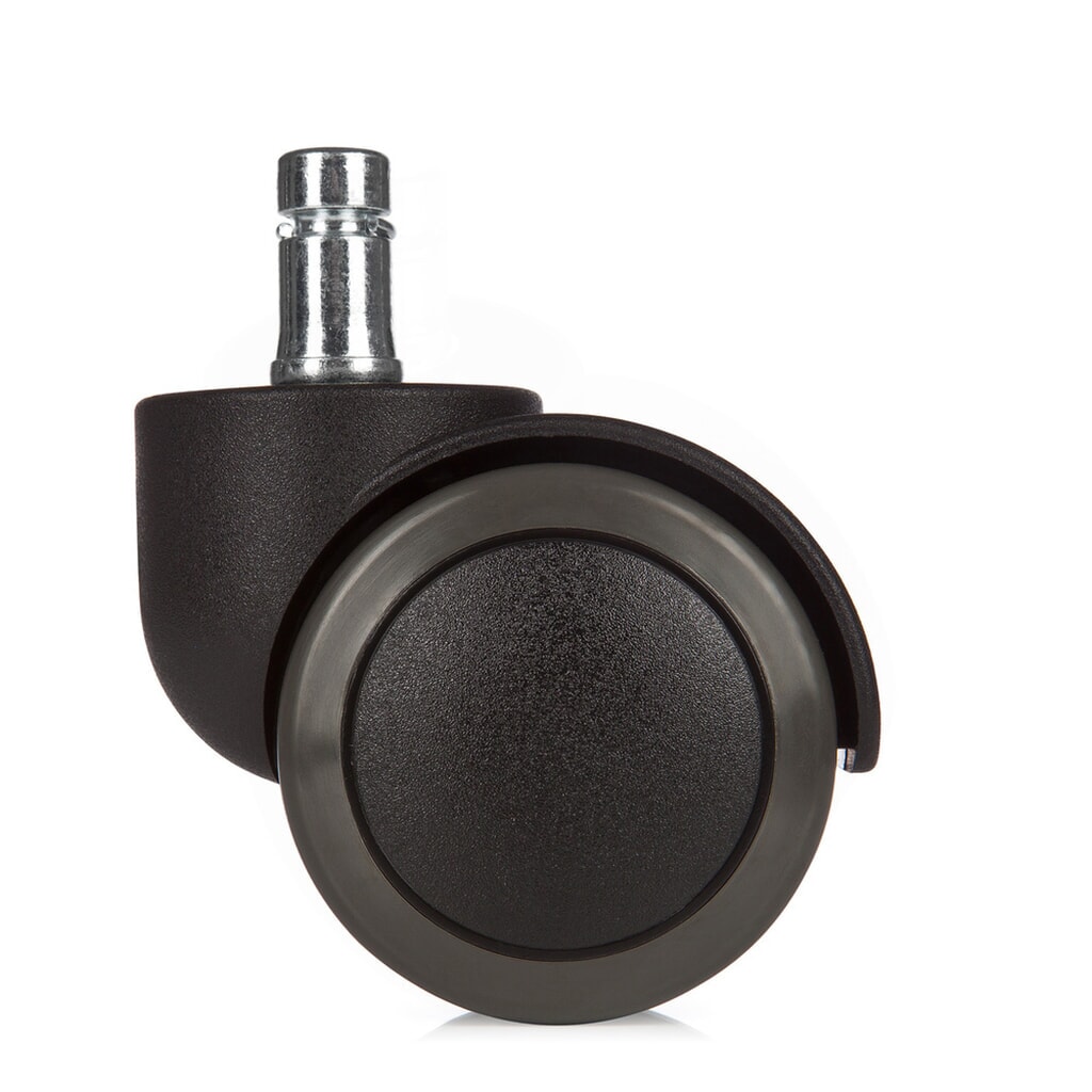 Produktabbildung Nr. 3: hjh OFFICE 5x Hartbodenrollen ROLO 11 mm / 50 mm Büro-Stuhl-Rollen No-Noise, (5er Pack)