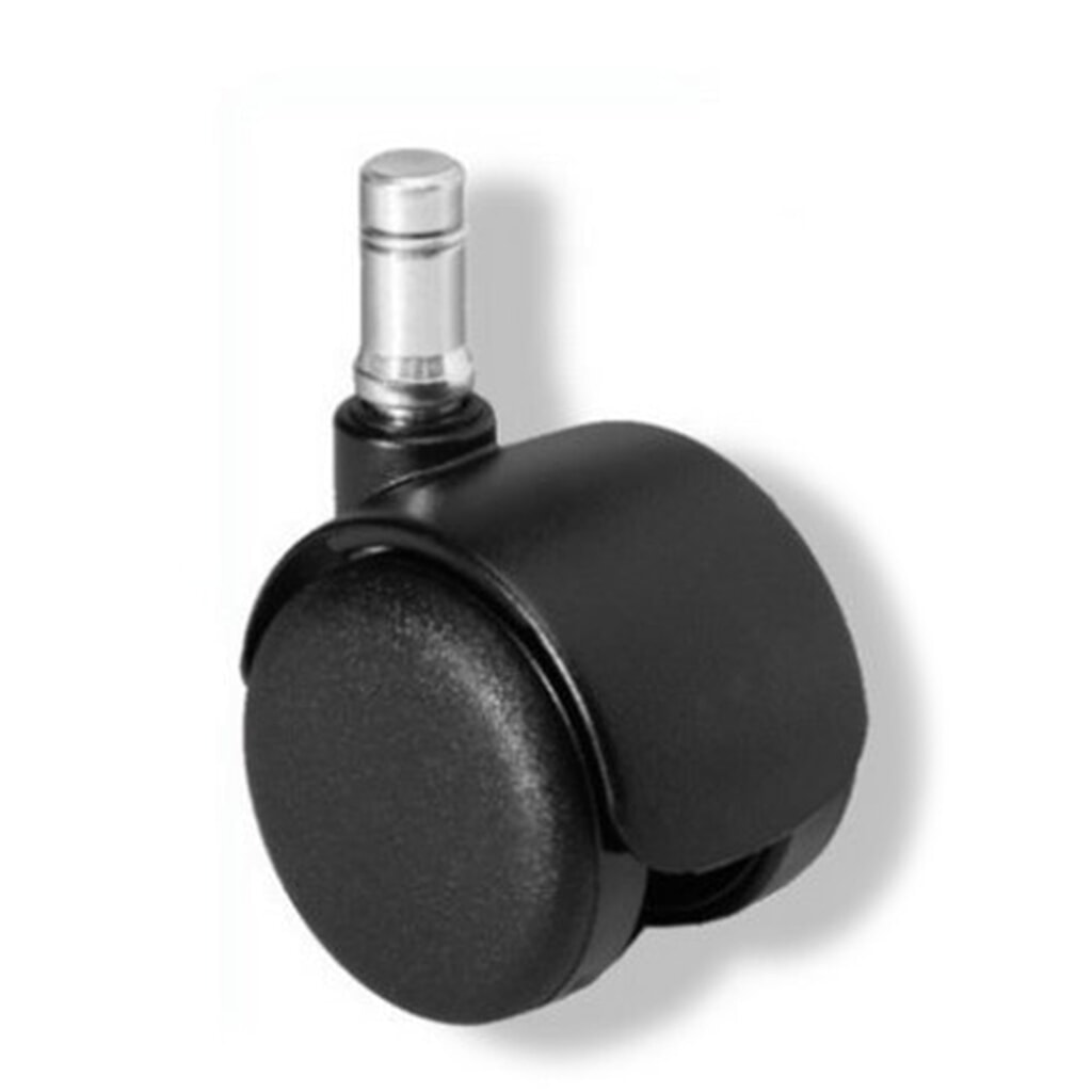 hjh OFFICE 5x Hartbodenrollen ROLO FIX sitzgebremst 11 mm / 50 mm Zinkdruckguss, (5er Pack) Produktabbildung: hjh OFFICE 5x Hartbodenrollen ROLO FIX sitzgebremst 11 mm / 50 mm Zinkdruckguss, (5er Pack)