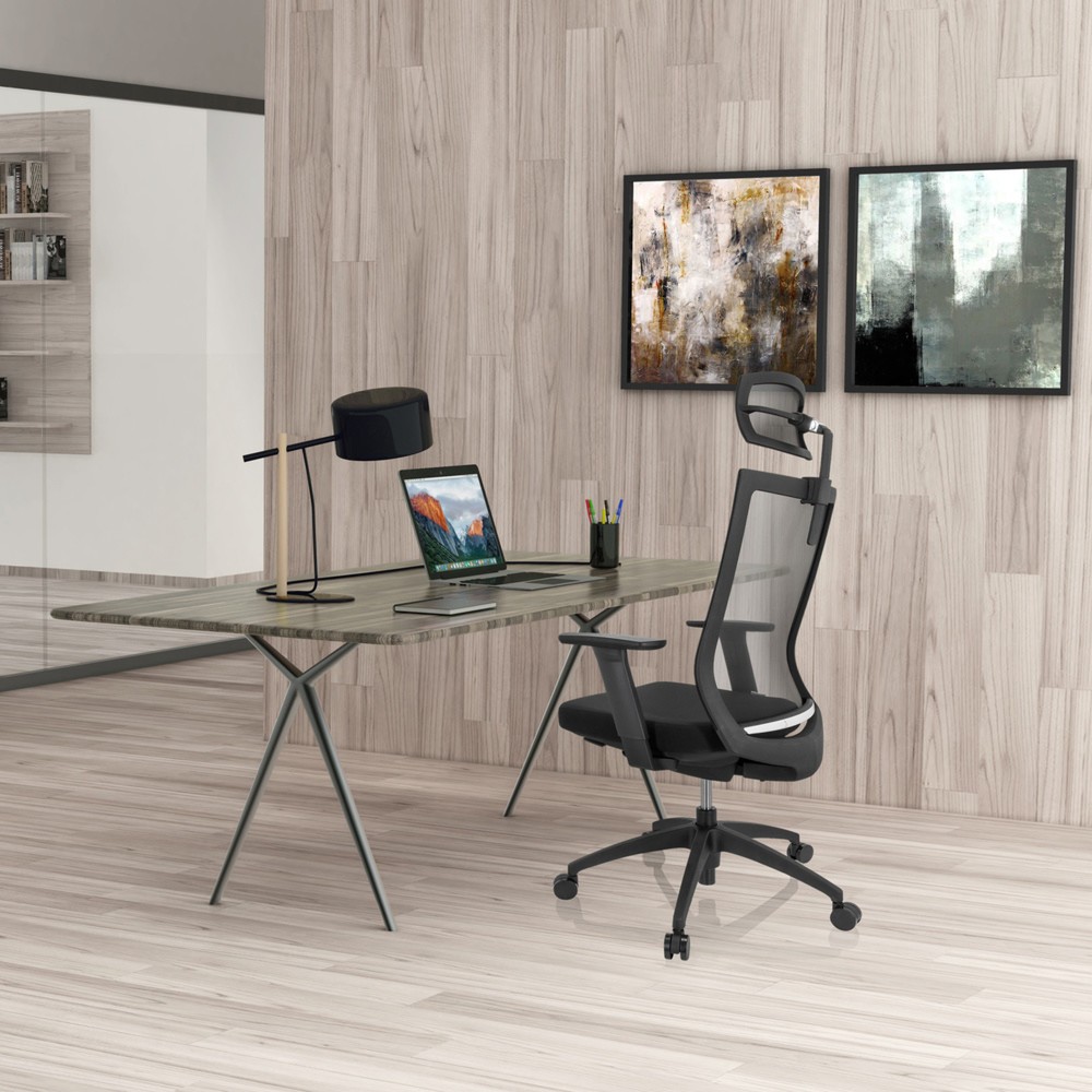 Produktabbildung Nr. 6: hjh OFFICE Bürostuhl / Drehstuhl ASPEN PRO Netzstoff, schwarz