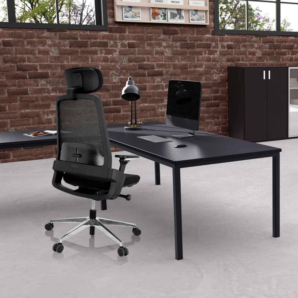 Produktabbildung Nr. 4: hjh OFFICE Bürostuhl / Drehstuhl BRACIO Stoff, schwarz