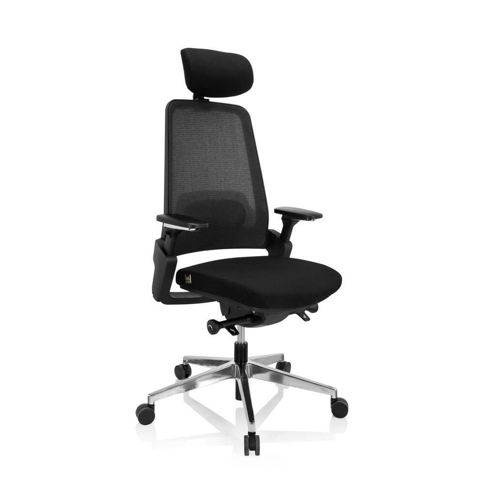 Produktabbildung Nr. 6: hjh OFFICE Bürostuhl / Drehstuhl BRACIO Stoff, schwarz