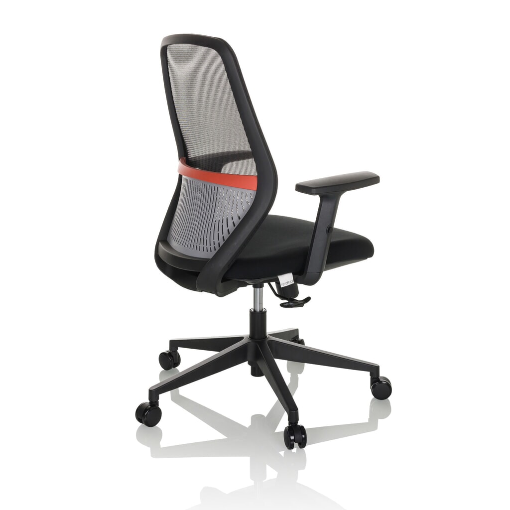 hjh OFFICE Bürostuhl / Drehstuhl CARLOW I Netzstoff / Stoff, schwarz Produktabbildung Nr. 9: hjh OFFICE Bürostuhl / Drehstuhl CARLOW I Netzstoff / Stoff, schwarz