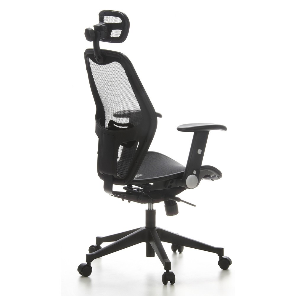 Produktabbildung Nr. 4: hjh OFFICE Bürostuhl / Chefsessel AIR PORT Netzstoff, schwarz