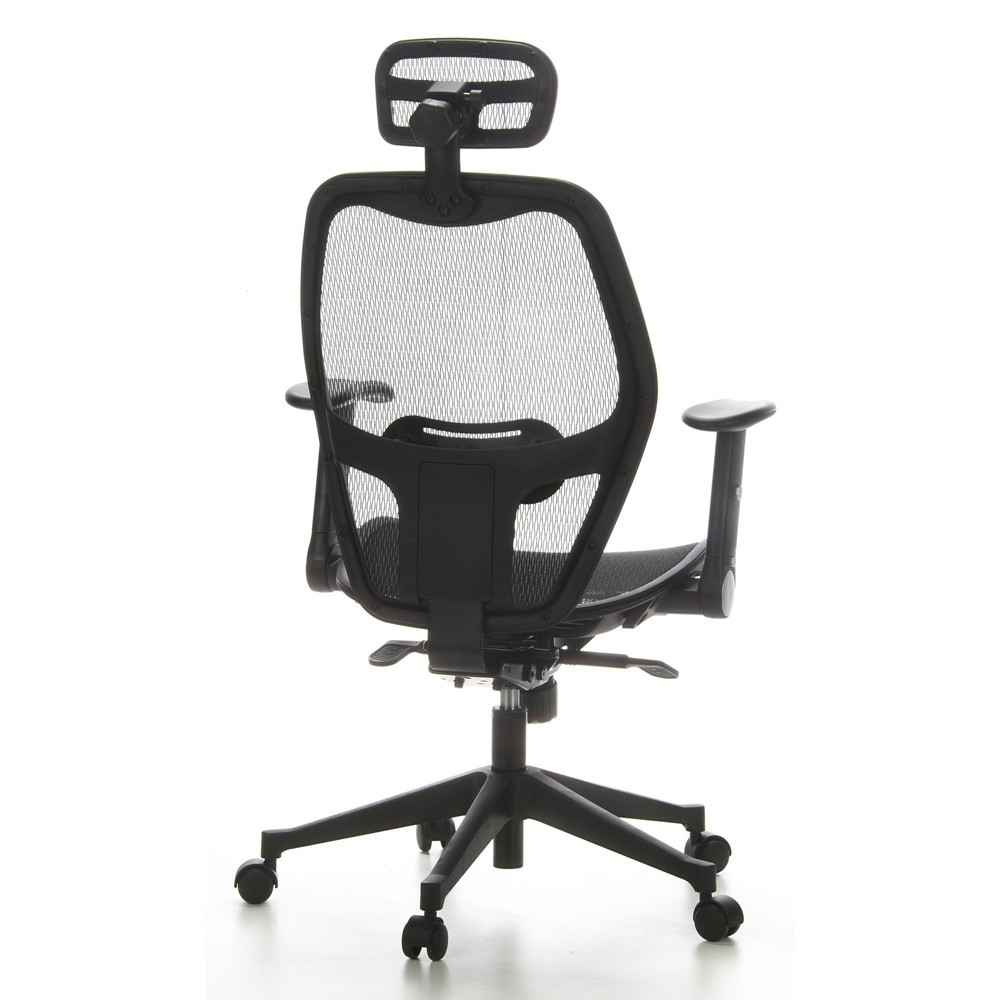Produktabbildung Nr. 5: hjh OFFICE Bürostuhl / Chefsessel AIR PORT Netzstoff, schwarz