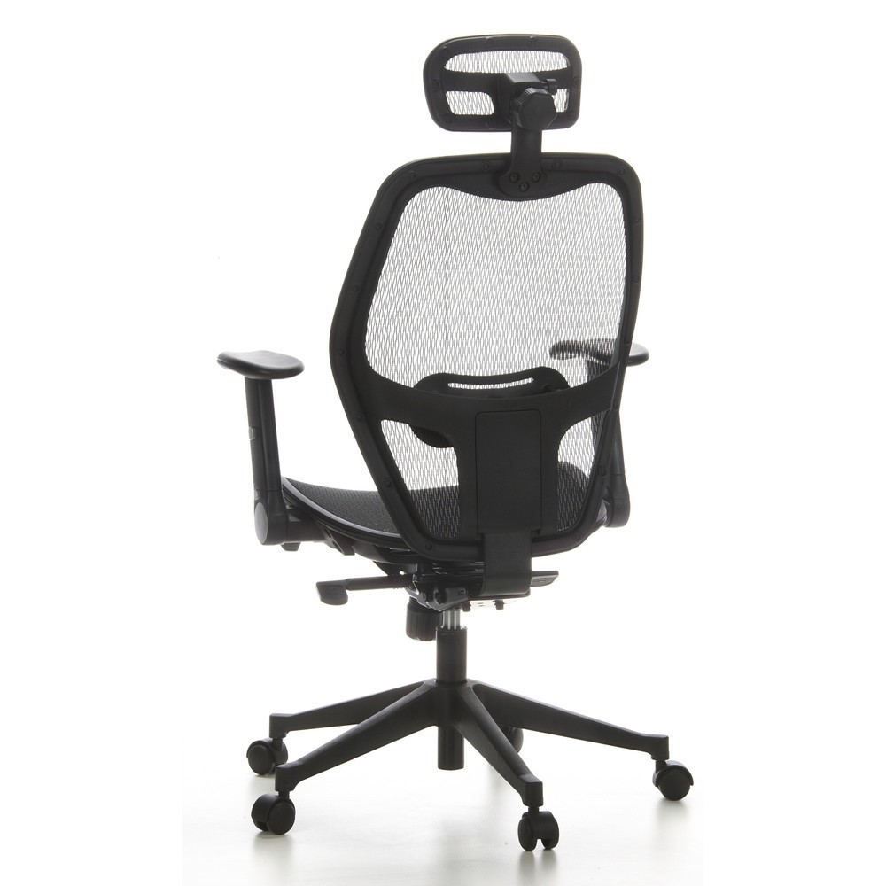Produktabbildung Nr. 6: hjh OFFICE Bürostuhl / Chefsessel AIR PORT Netzstoff, schwarz