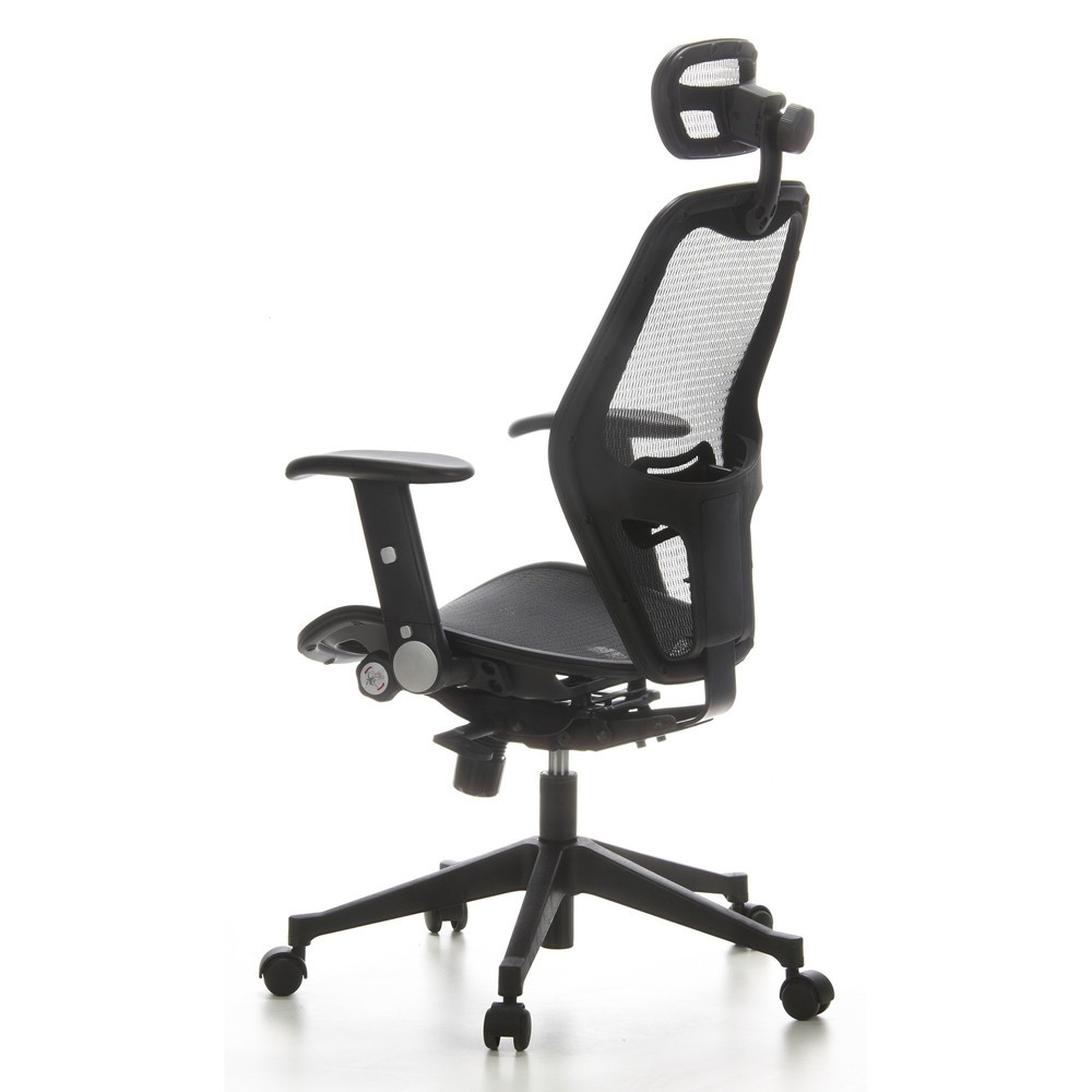 Produktabbildung Nr. 7: hjh OFFICE Bürostuhl / Chefsessel AIR PORT Netzstoff, schwarz