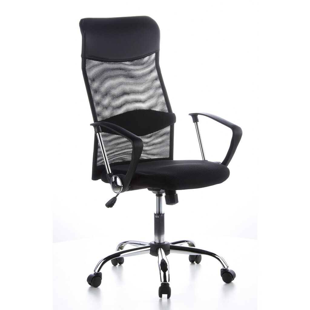 Produktabbildung Nr. 4: hjh OFFICE Bürostuhl / Chefsessel ARIA HIGH Stoff, schwarz
