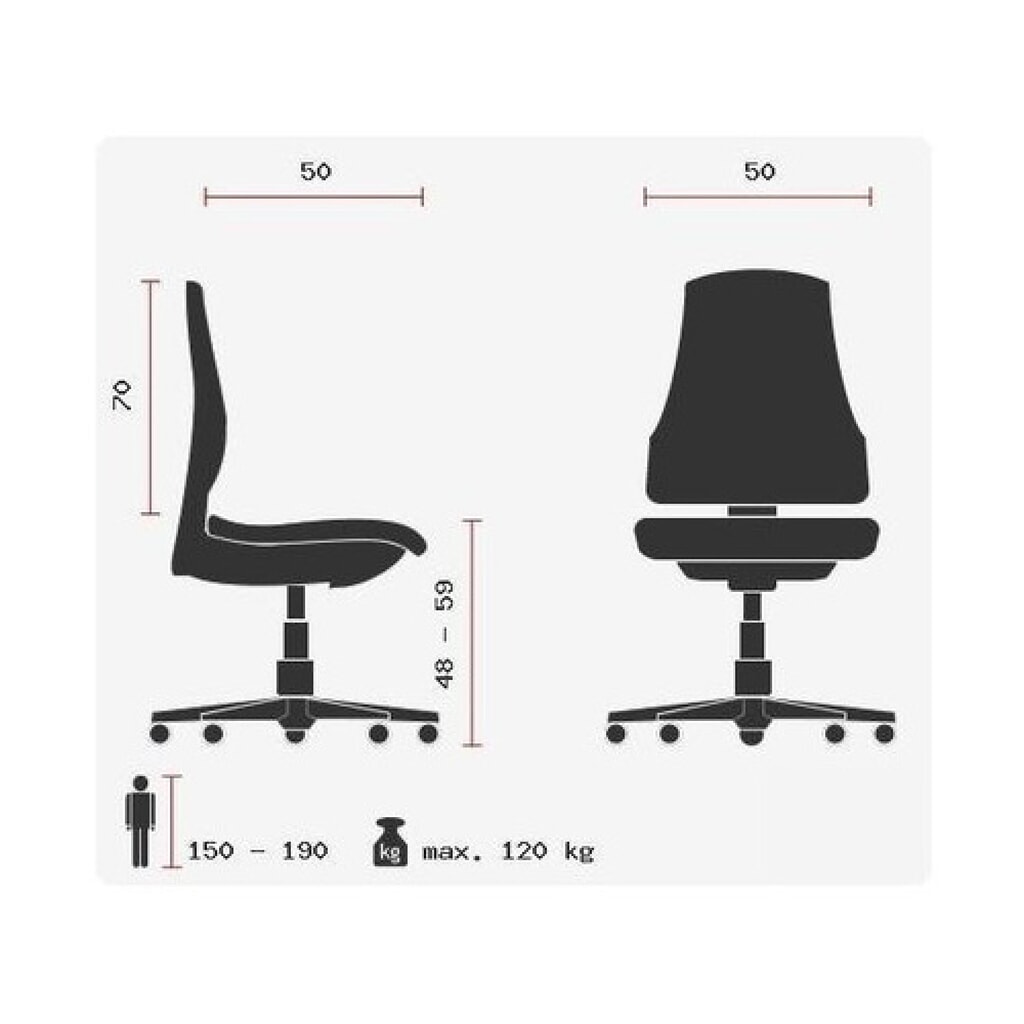 Produktabbildung Nr. 13: hjh OFFICE Bürostuhl / Chefsessel ARIA HIGH Stoff, schwarz