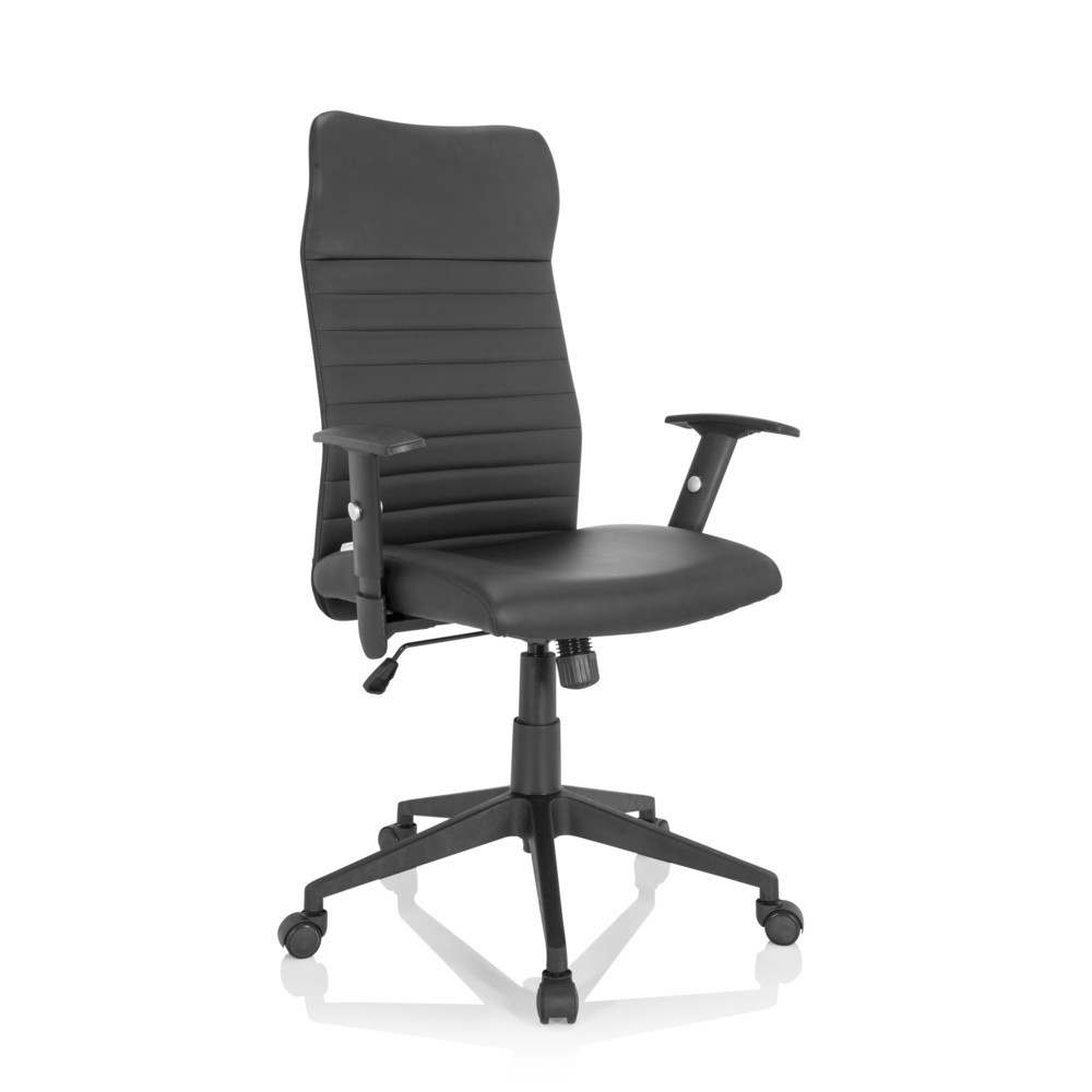 Produktabbildung Nr. 2: hjh OFFICE Bürostuhl / Chefsessel ARTON 30 Kunstleder, schwarz