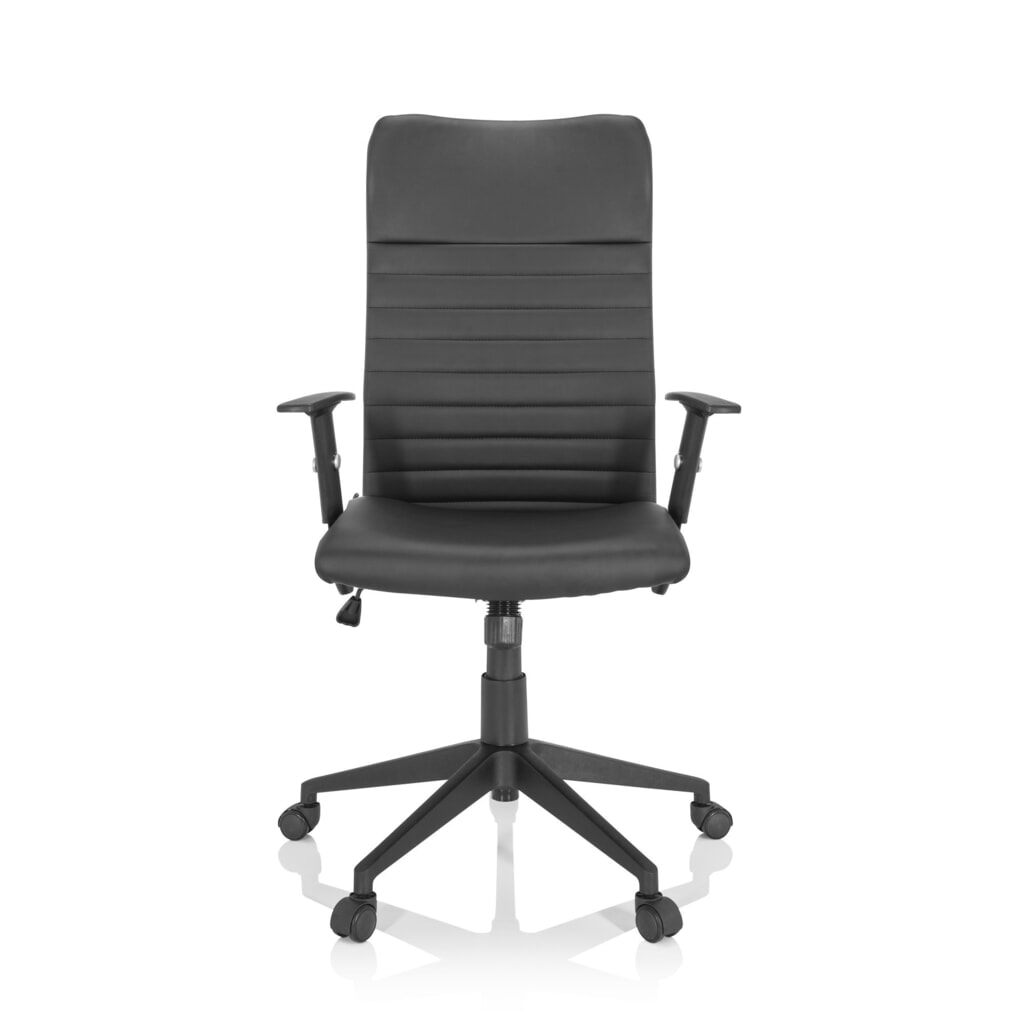 Produktabbildung: hjh OFFICE Bürostuhl / Chefsessel ARTON 30 Kunstleder, schwarz