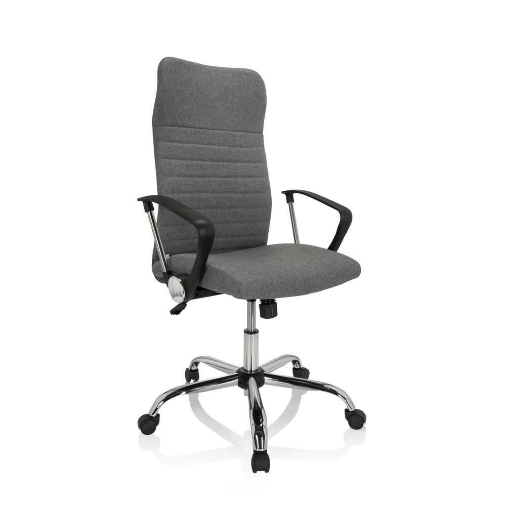 Produktabbildung Nr. 2: hjh OFFICE Bürostuhl / Chefsessel ARTON 40 Stoff, grau