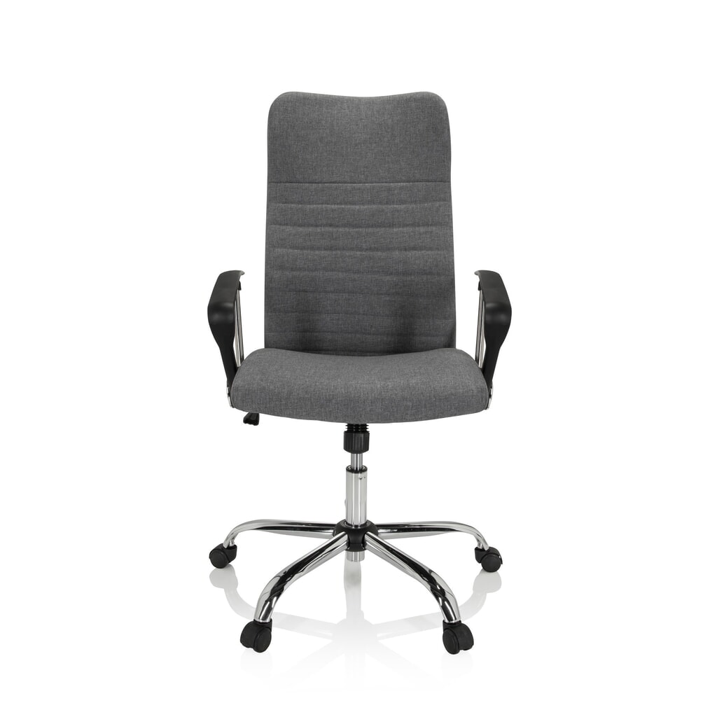 hjh OFFICE Bürostuhl / Chefsessel ARTON 40 Stoff, grau Produktabbildung: hjh OFFICE Bürostuhl / Chefsessel ARTON 40 Stoff, grau