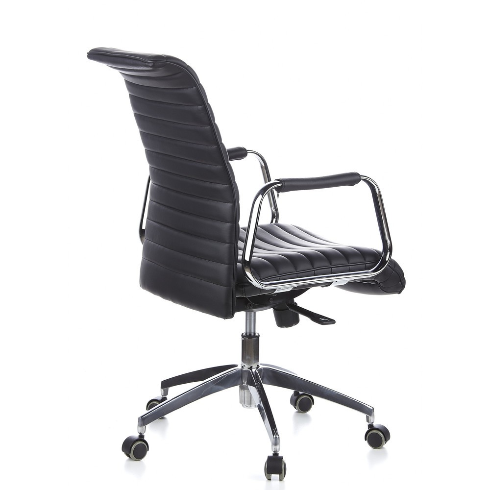 Produktabbildung Nr. 6: hjh OFFICE Bürostuhl / Chefsessel ASPERA 10 Leder, schwarz