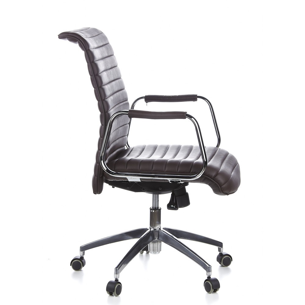 Produktabbildung Nr. 3: hjh OFFICE Bürostuhl / Chefsessel ASPERA 10 Leder, braun