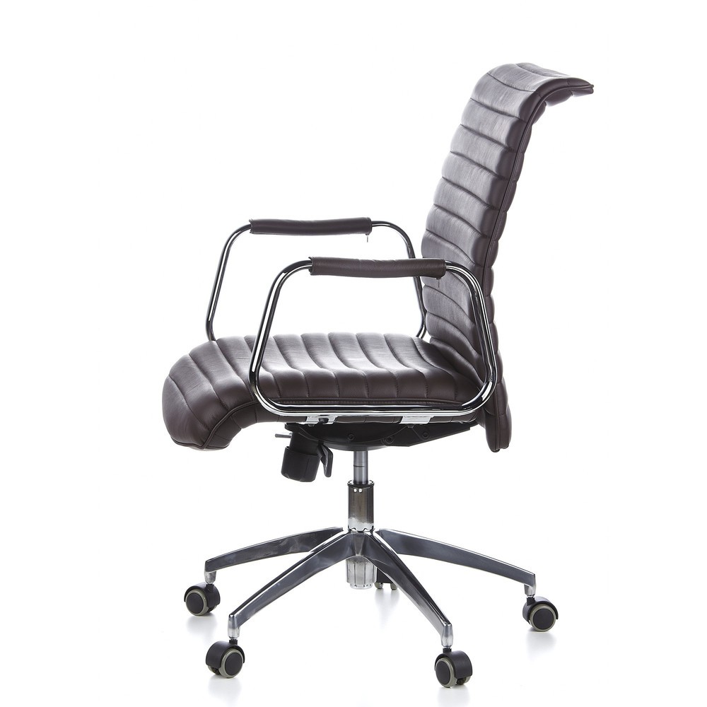 Produktabbildung Nr. 8: hjh OFFICE Bürostuhl / Chefsessel ASPERA 10 Leder, braun