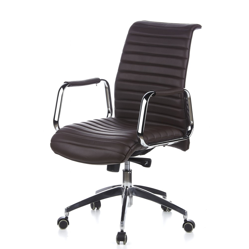 Produktabbildung Nr. 9: hjh OFFICE Bürostuhl / Chefsessel ASPERA 10 Leder, braun