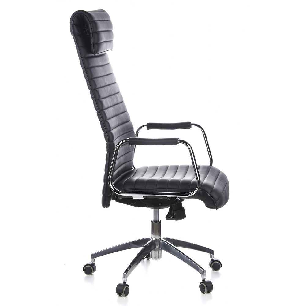 Produktabbildung Nr. 3: hjh OFFICE Bürostuhl / Chefsessel ASPERA 20 Leder, schwarz