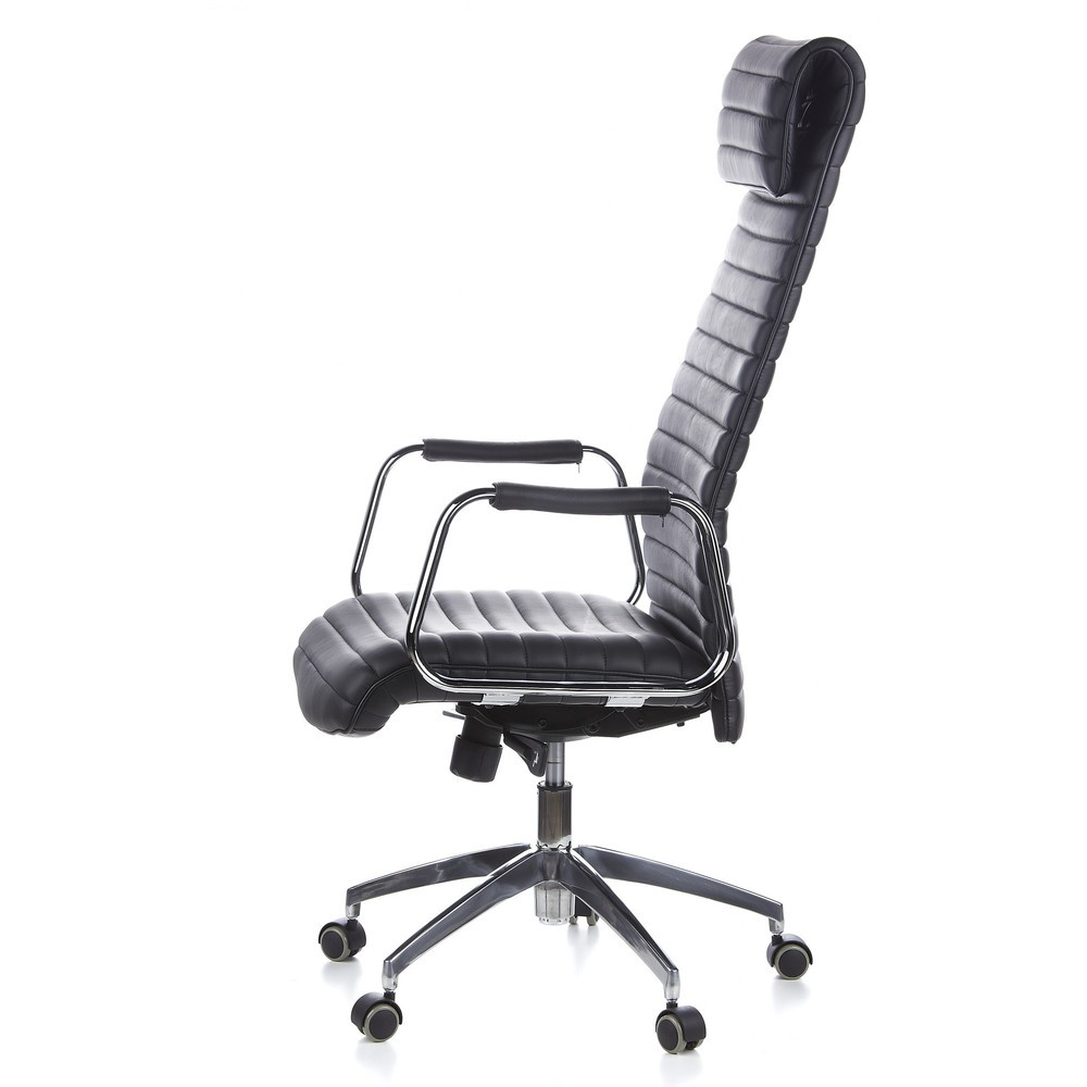 Produktabbildung Nr. 8: hjh OFFICE Bürostuhl / Chefsessel ASPERA 20 Leder, schwarz
