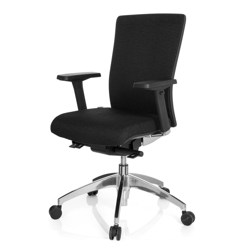 Produktabbildung Nr. 9: hjh OFFICE Bürostuhl / Chefsessel ASTRA BASE Stoff, schwarz