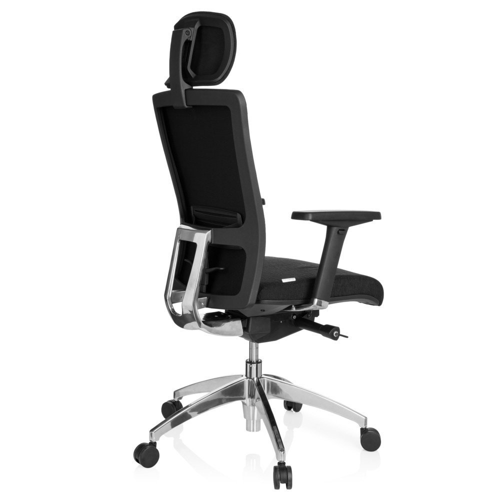 Produktabbildung Nr. 4: hjh OFFICE Bürostuhl / Chefsessel ASTRA LUX Stoff, schwarz
