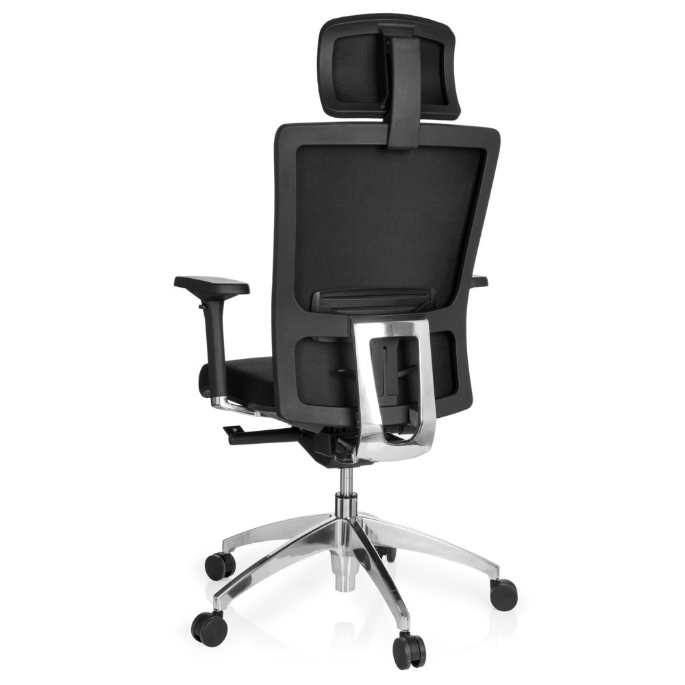 Produktabbildung Nr. 6: hjh OFFICE Bürostuhl / Chefsessel ASTRA LUX Stoff, schwarz