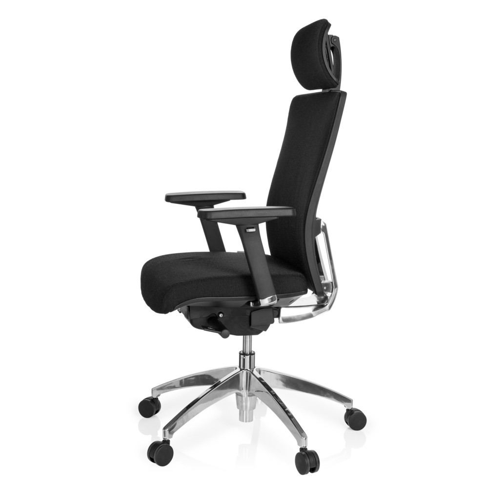 Produktabbildung Nr. 8: hjh OFFICE Bürostuhl / Chefsessel ASTRA LUX Stoff, schwarz