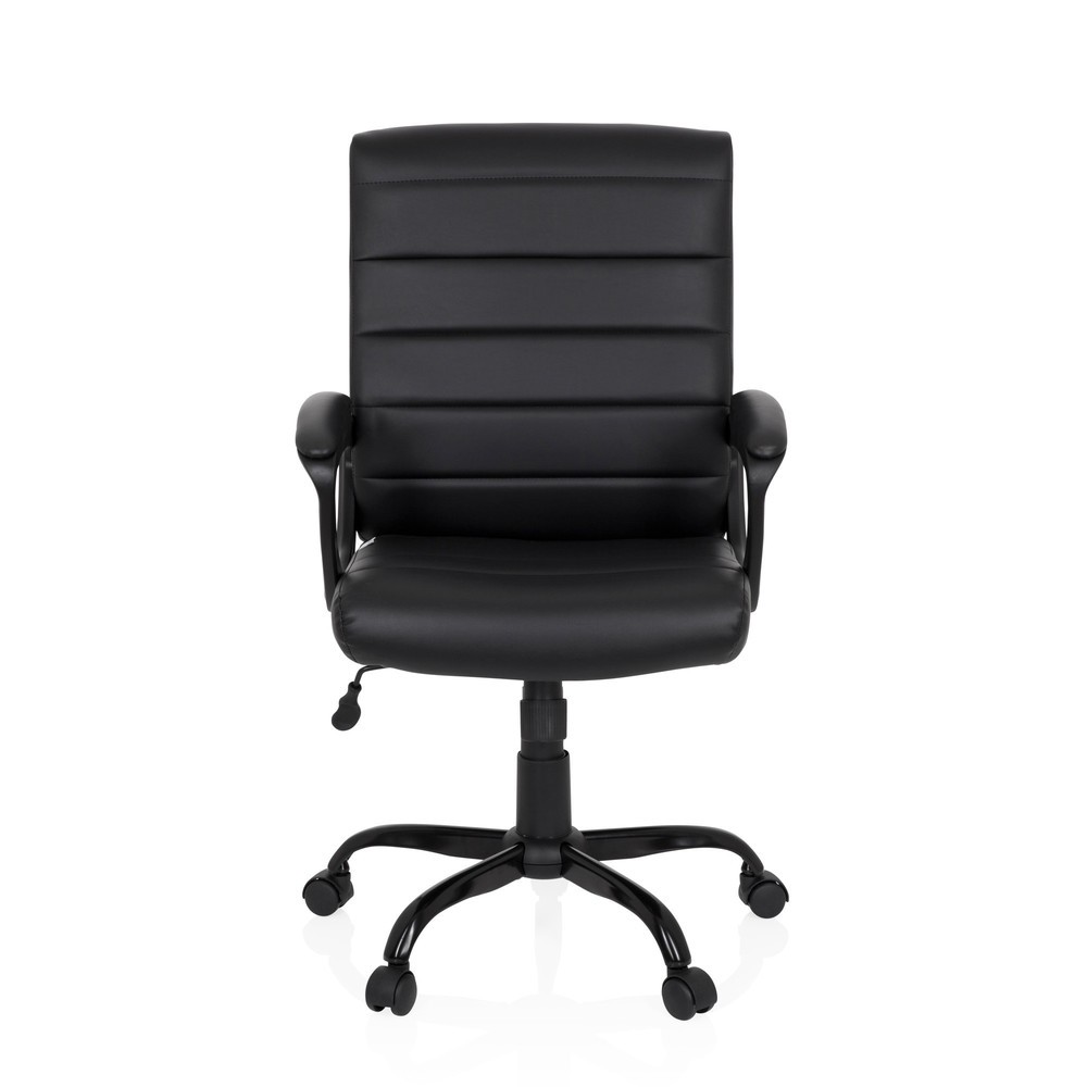 Produktabbildung: hjh OFFICE Bürostuhl / Chefsessel ERGOSMOOTH BIG PU Kunstleder, schwarz