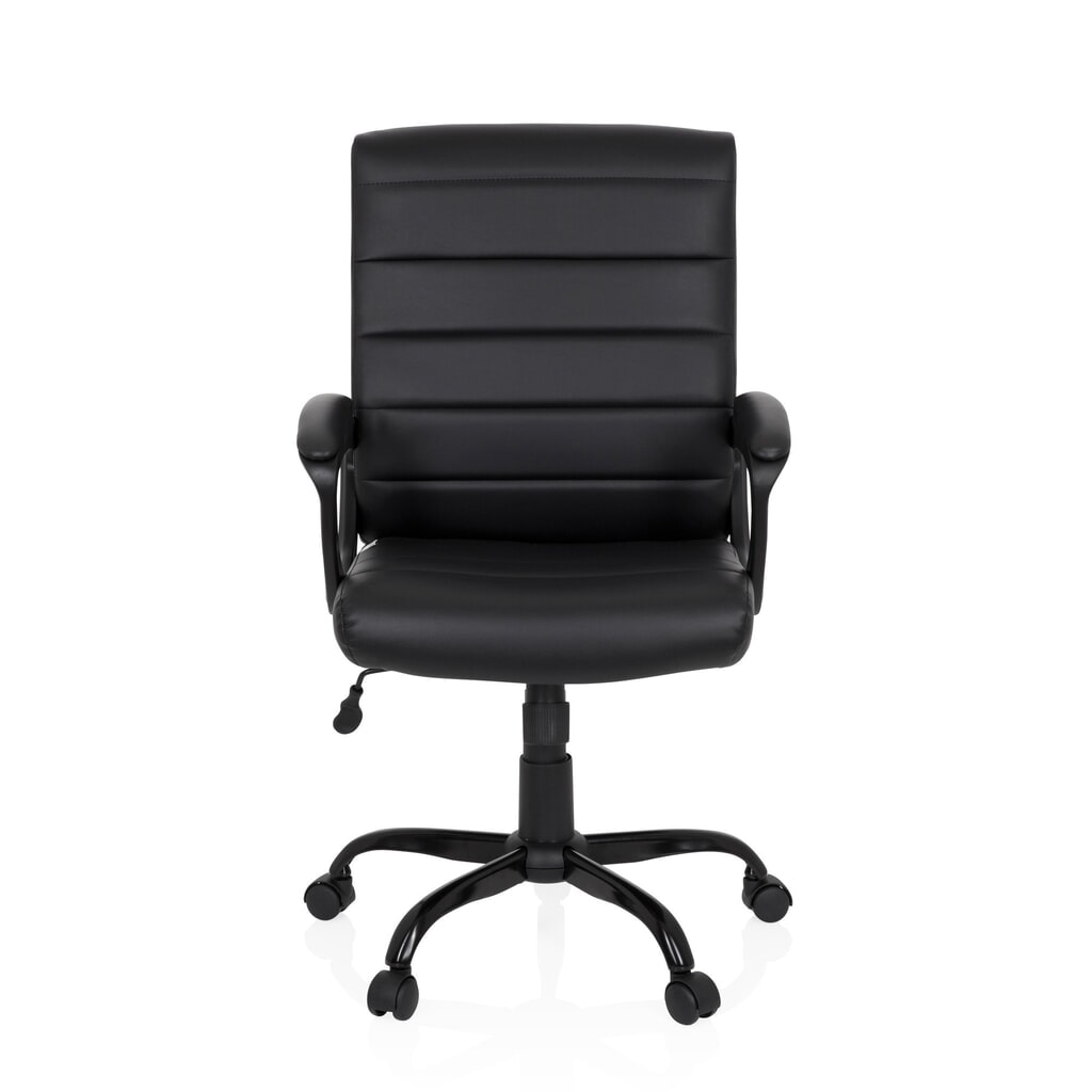 Produktabbildung: hjh OFFICE Bürostuhl / Chefsessel ERGOSMOOTH BIG PU Kunstleder, schwarz