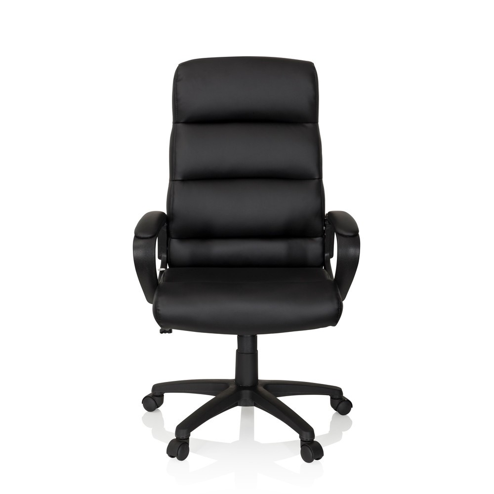 Produktabbildung Nr. 1: hjh OFFICE Bürostuhl / Chefsessel FUTURA 100 PU Kunstleder, schwarz