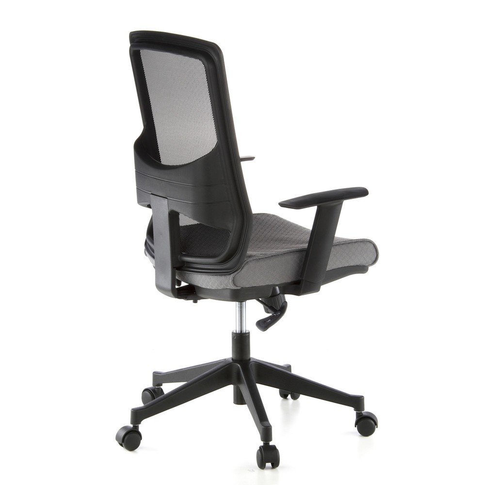 Produktabbildung Nr. 4: hjh OFFICE Bürostuhl / Chefsessel LAVITA Stoff, schwarz/grau