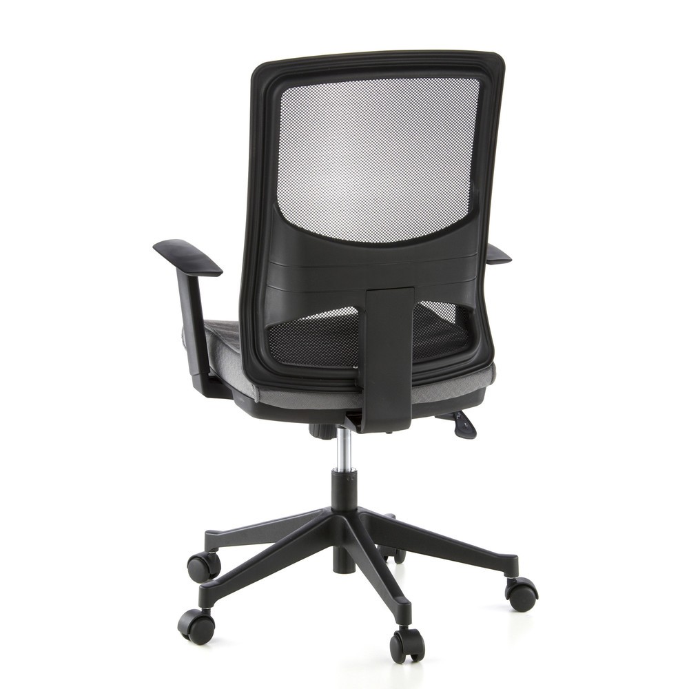 Produktabbildung Nr. 6: hjh OFFICE Bürostuhl / Chefsessel LAVITA Stoff, schwarz/grau