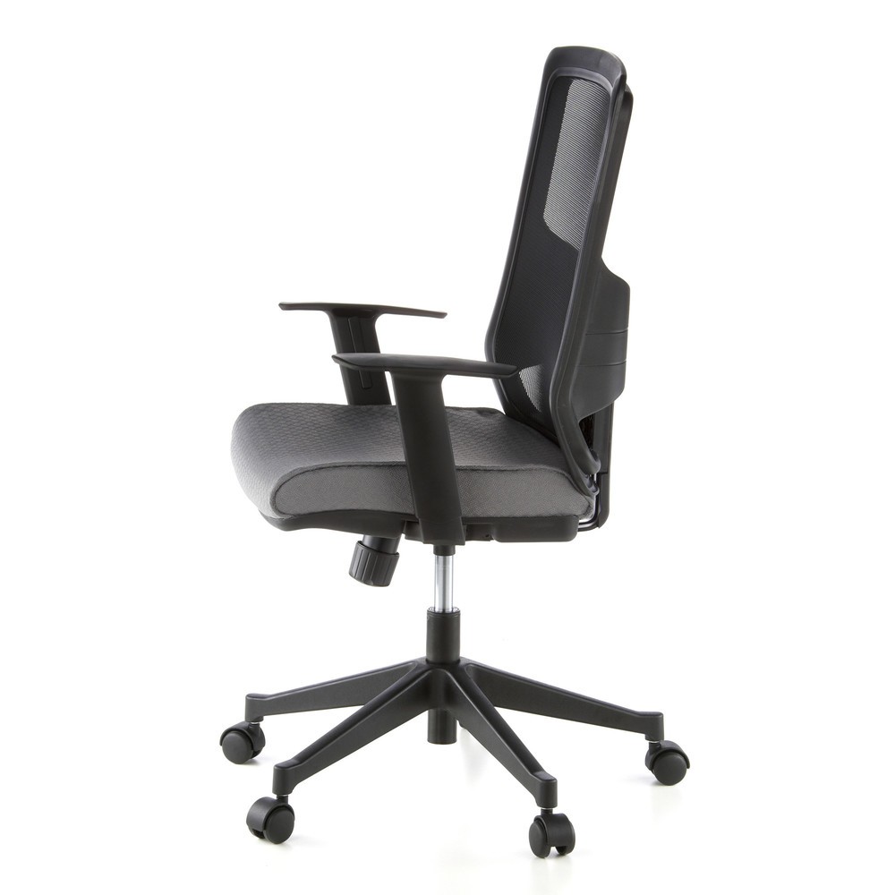 Produktabbildung Nr. 8: hjh OFFICE Bürostuhl / Chefsessel LAVITA Stoff, schwarz/grau