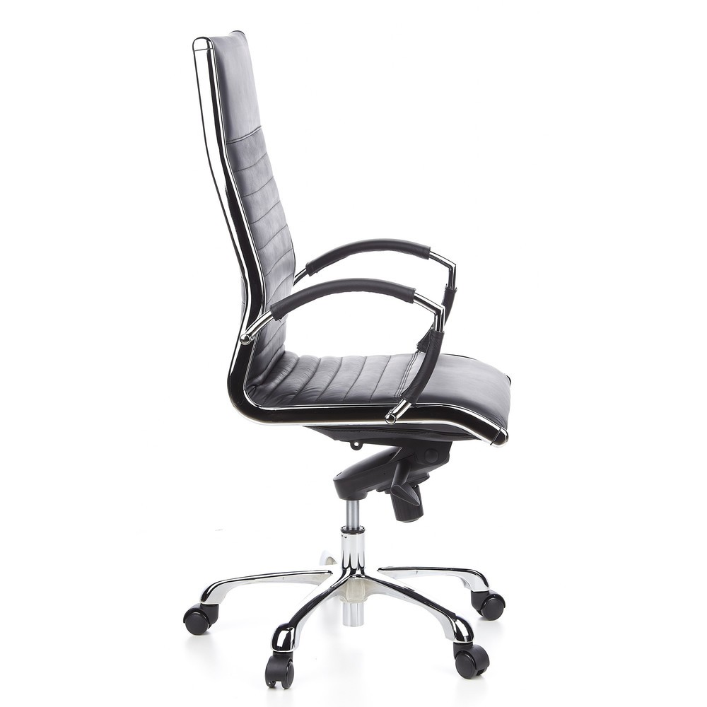 Produktabbildung Nr. 3: hjh OFFICE Bürostuhl / Chefsessel PARMA 20 Leder, schwarz
