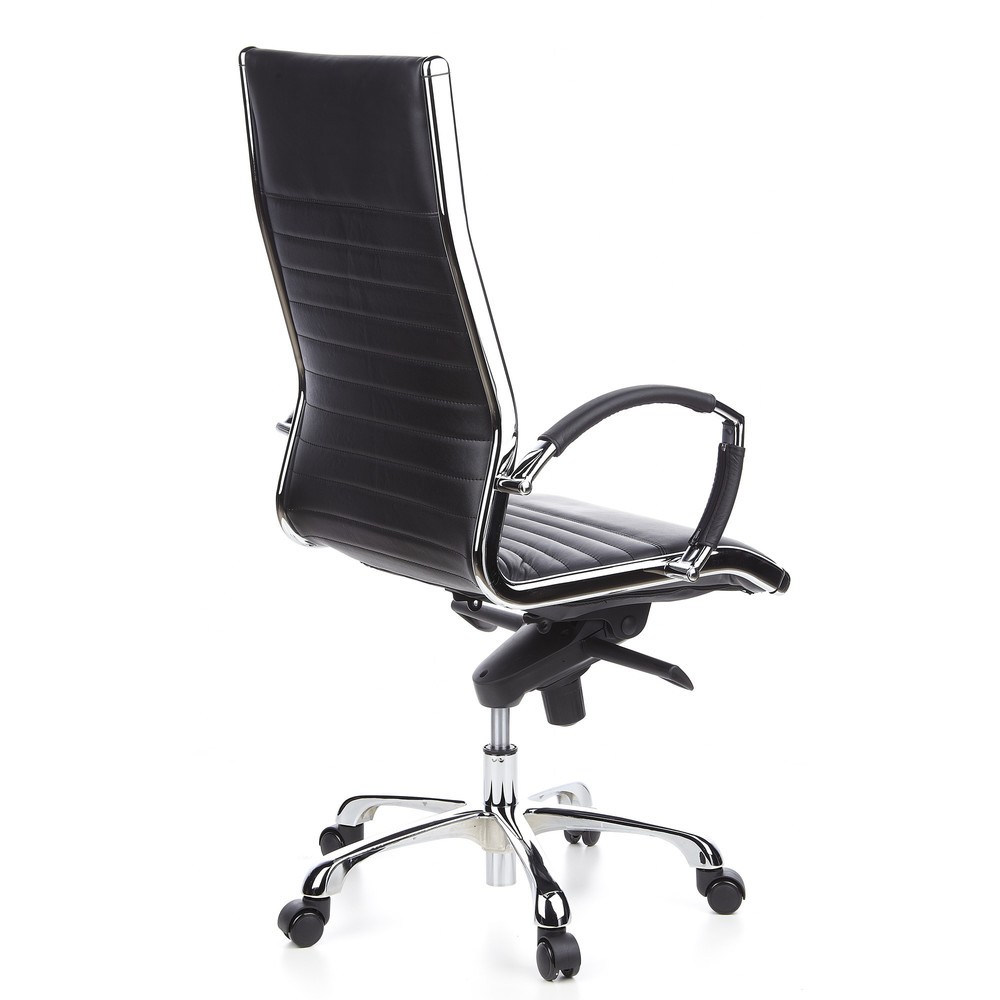 Produktabbildung Nr. 4: hjh OFFICE Bürostuhl / Chefsessel PARMA 20 Leder, schwarz