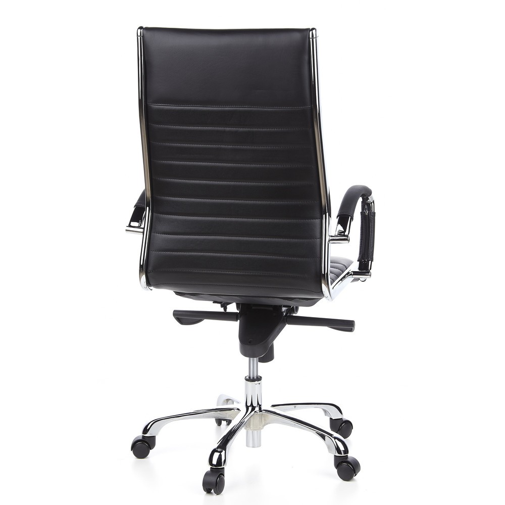 Produktabbildung Nr. 5: hjh OFFICE Bürostuhl / Chefsessel PARMA 20 Leder, schwarz
