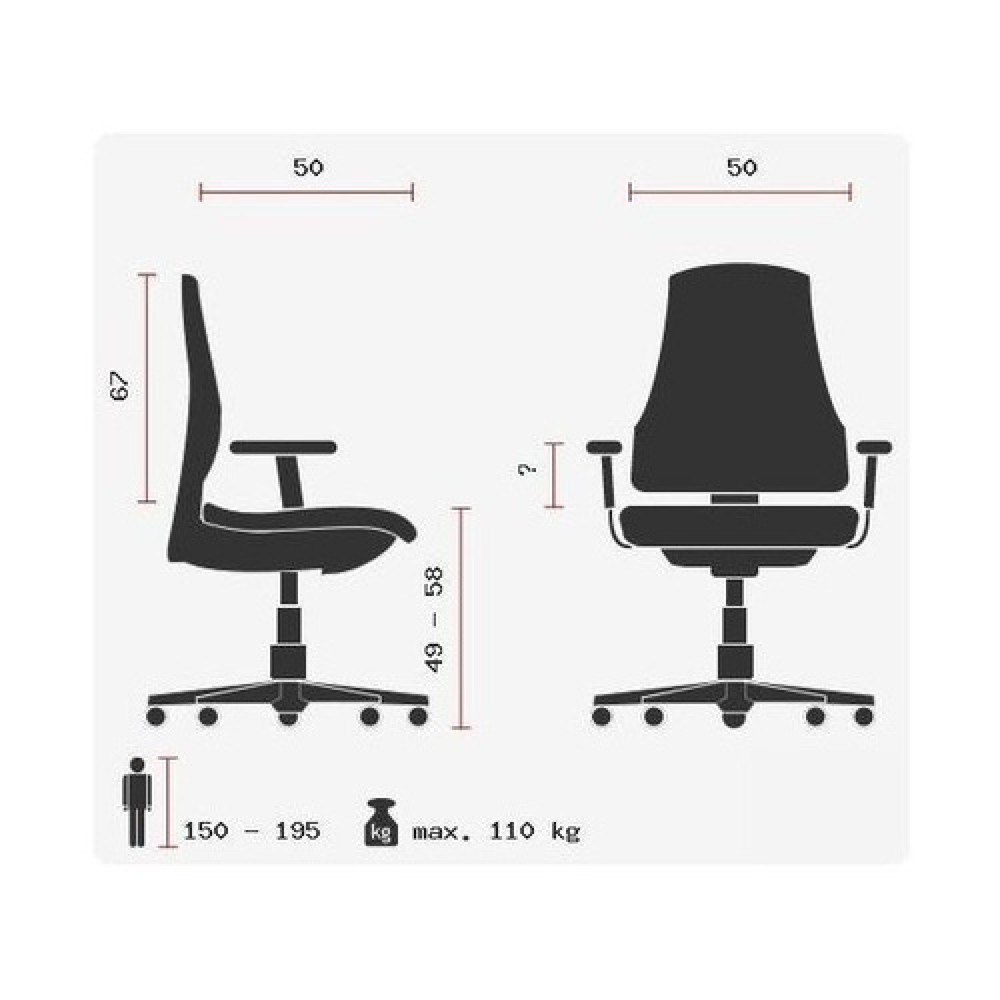 Produktabbildung Nr. 11: hjh OFFICE Bürostuhl / Chefsessel PARMA 20 Leder, schwarz